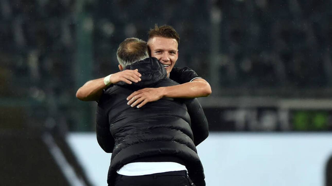 Wolf stürzt RB – und genießt Moment