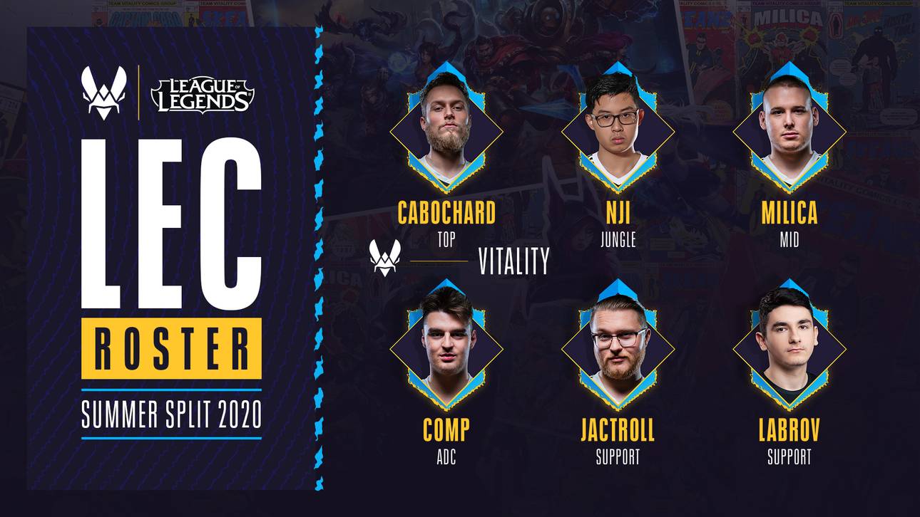 Das Vitality Roster für den Sommer