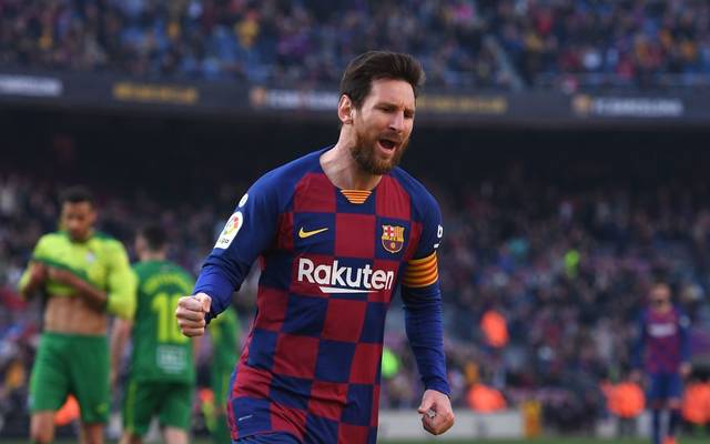 Lionel Messi Schiesst Fc Barcelona Mit Viererpack Zum Sieg Gegen Sd