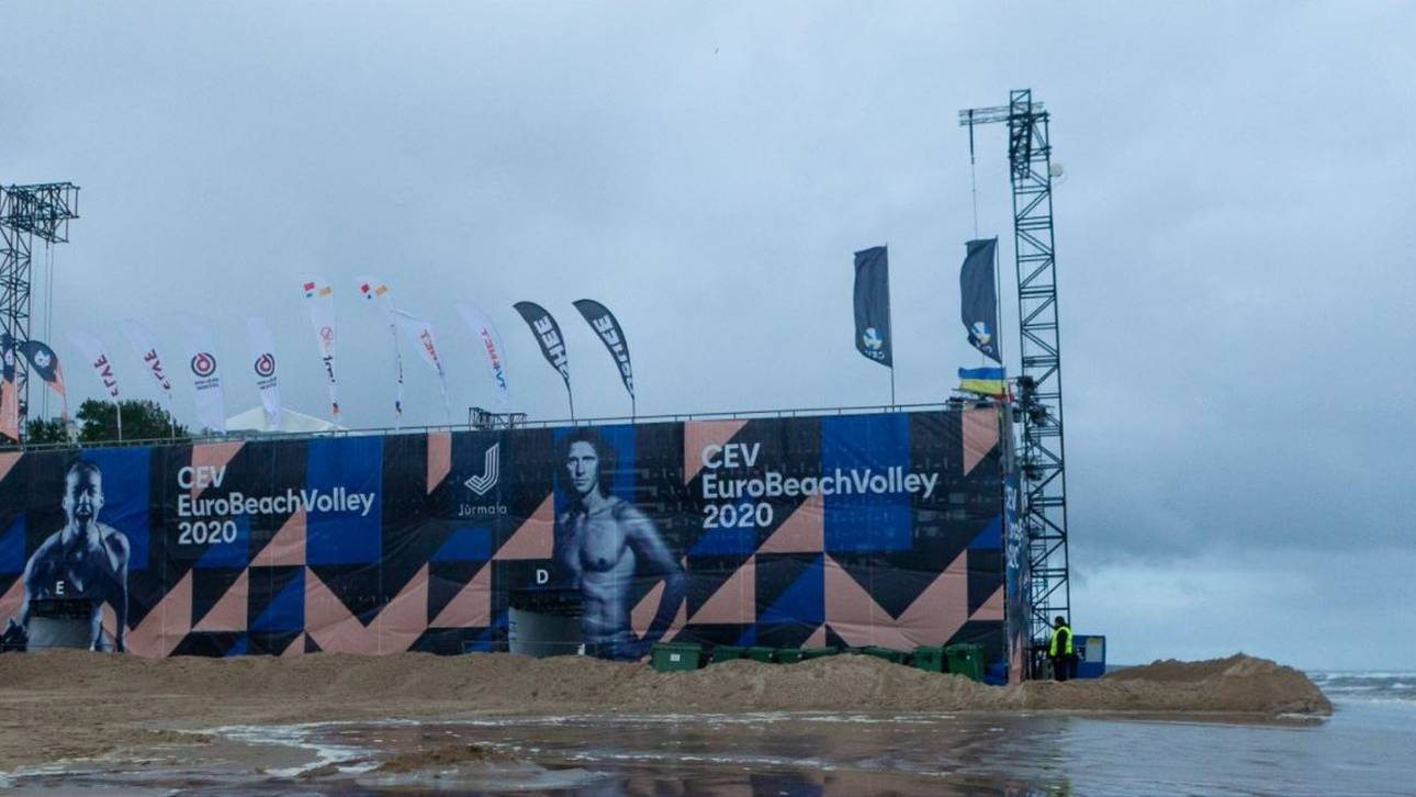 Beach-EM weiter beeinträchtigt