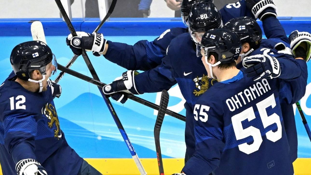 Finnland gewinnt erstes olympisches Eishockey-Gold
