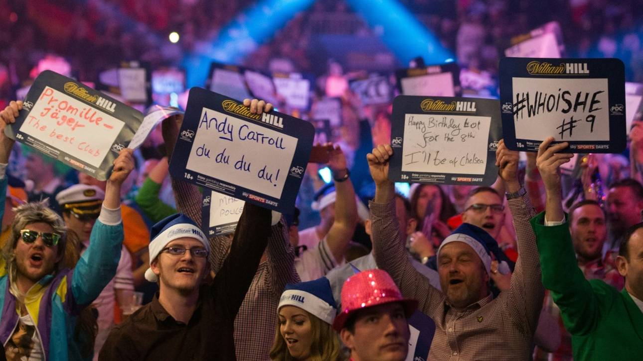Darts-WM: Debütant Borland gewinnt mit Neundarter