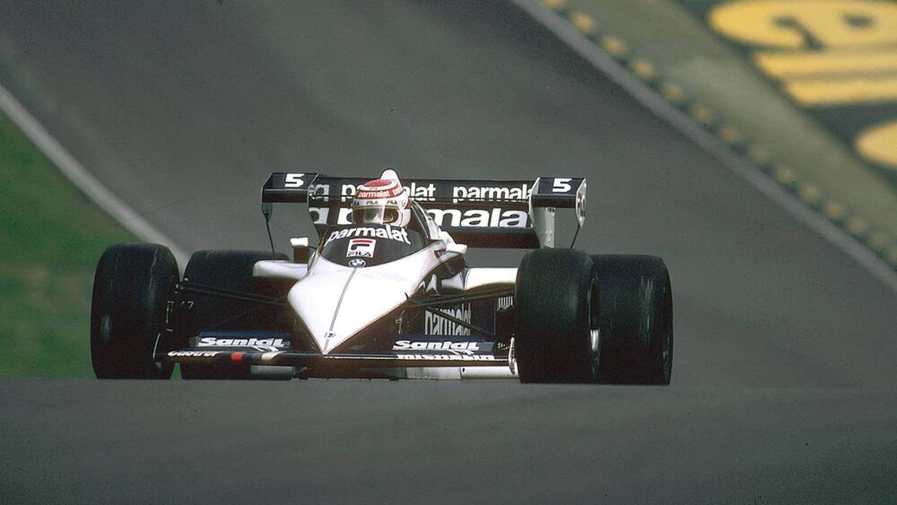 Der Brabham BT52B von BMW aus dem Jahr 1983 von Nelson Piquet