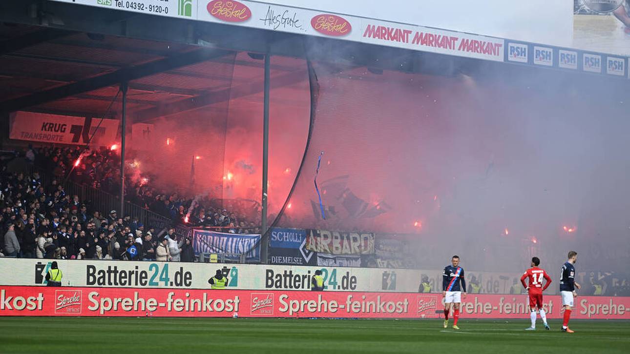 Pyro-Vorfall im Nordderby