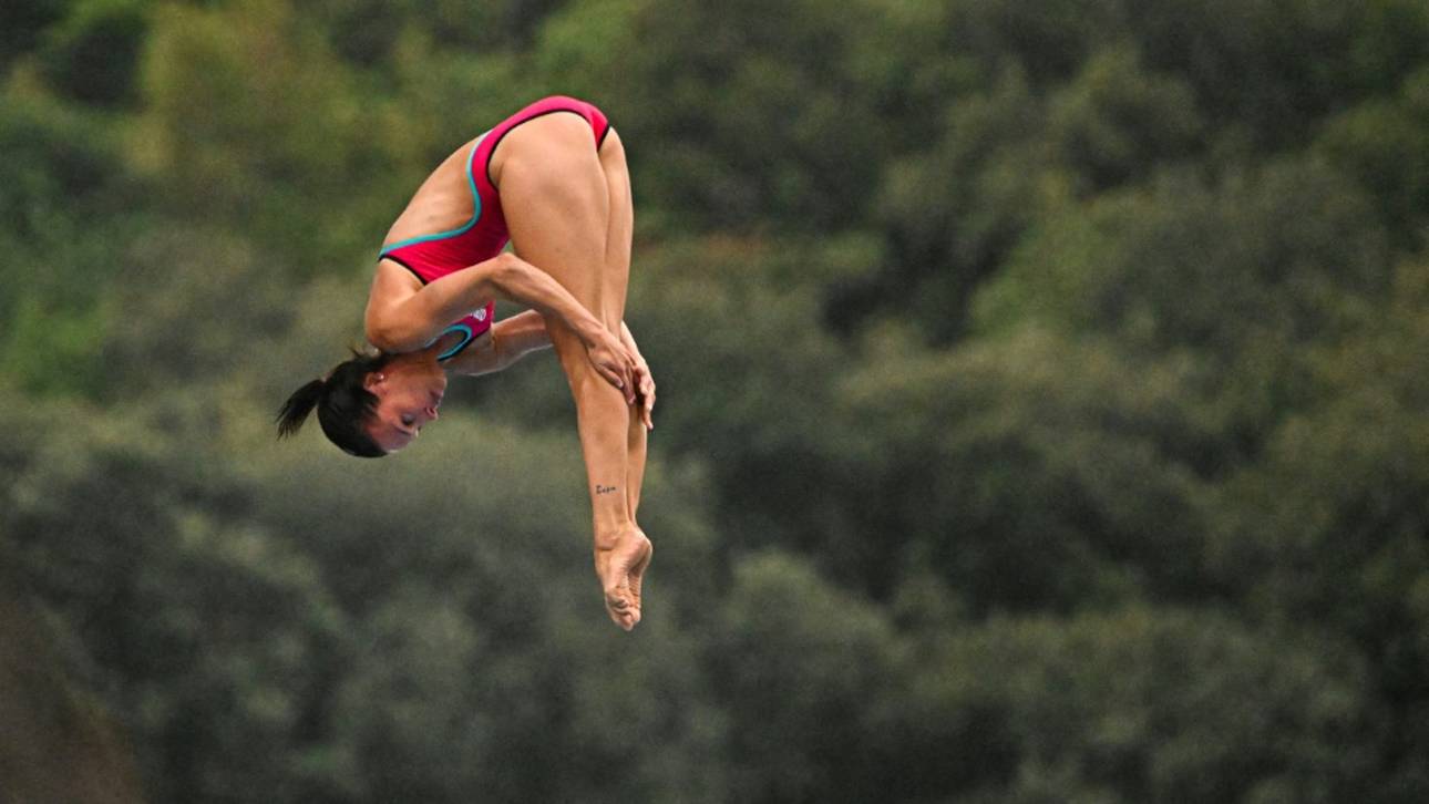 Deutsches Duo führt im Klippenspringen