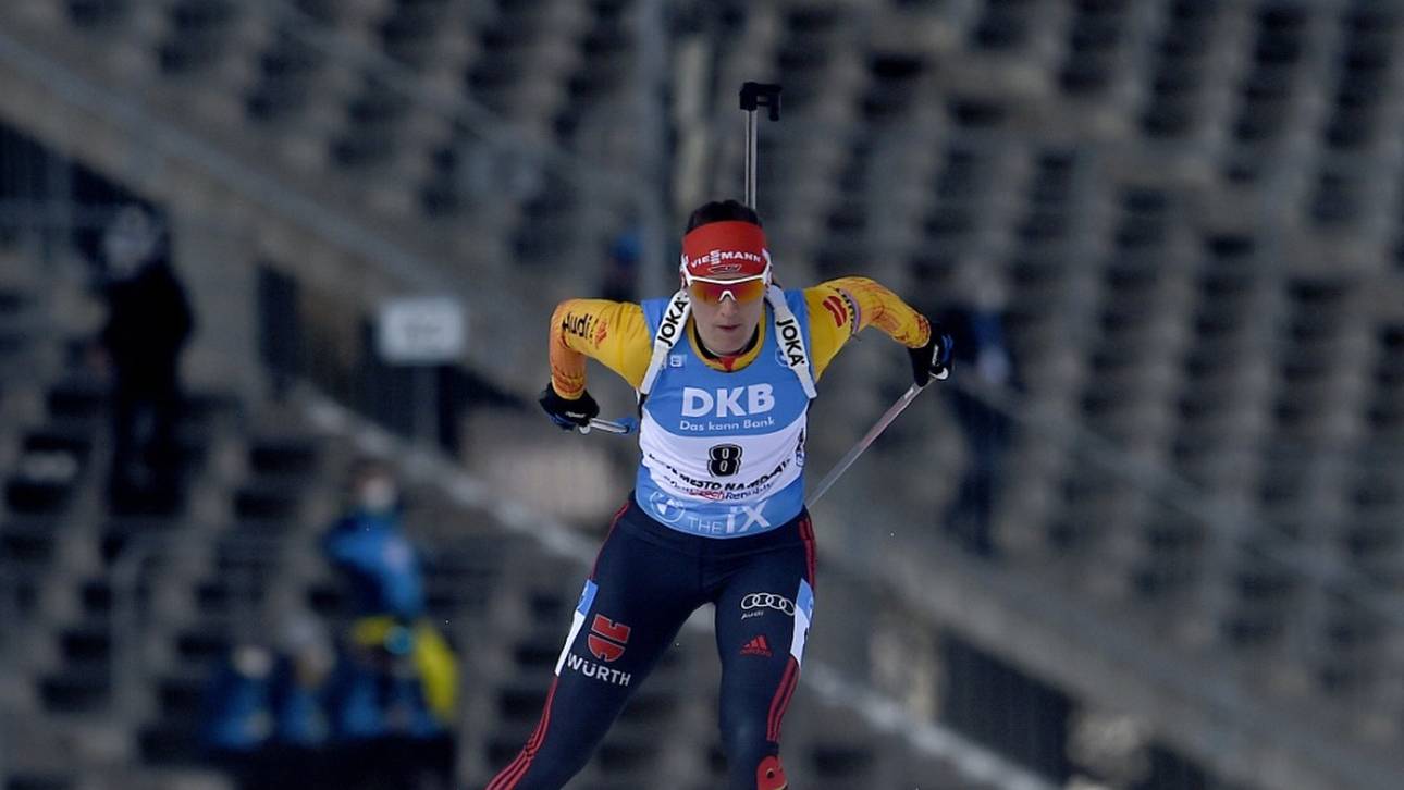 Herrmann läuft auf das Podest