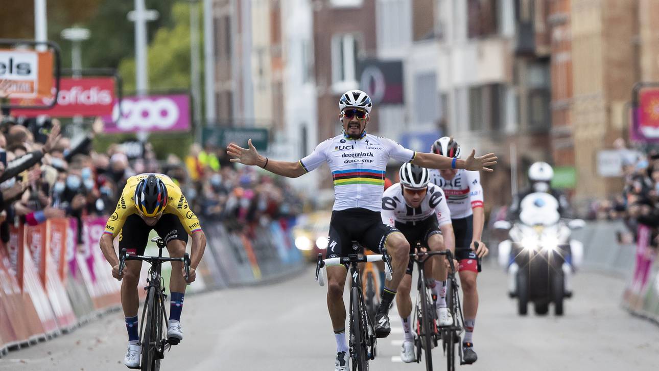 Irrer Zielsprint in Lüttich