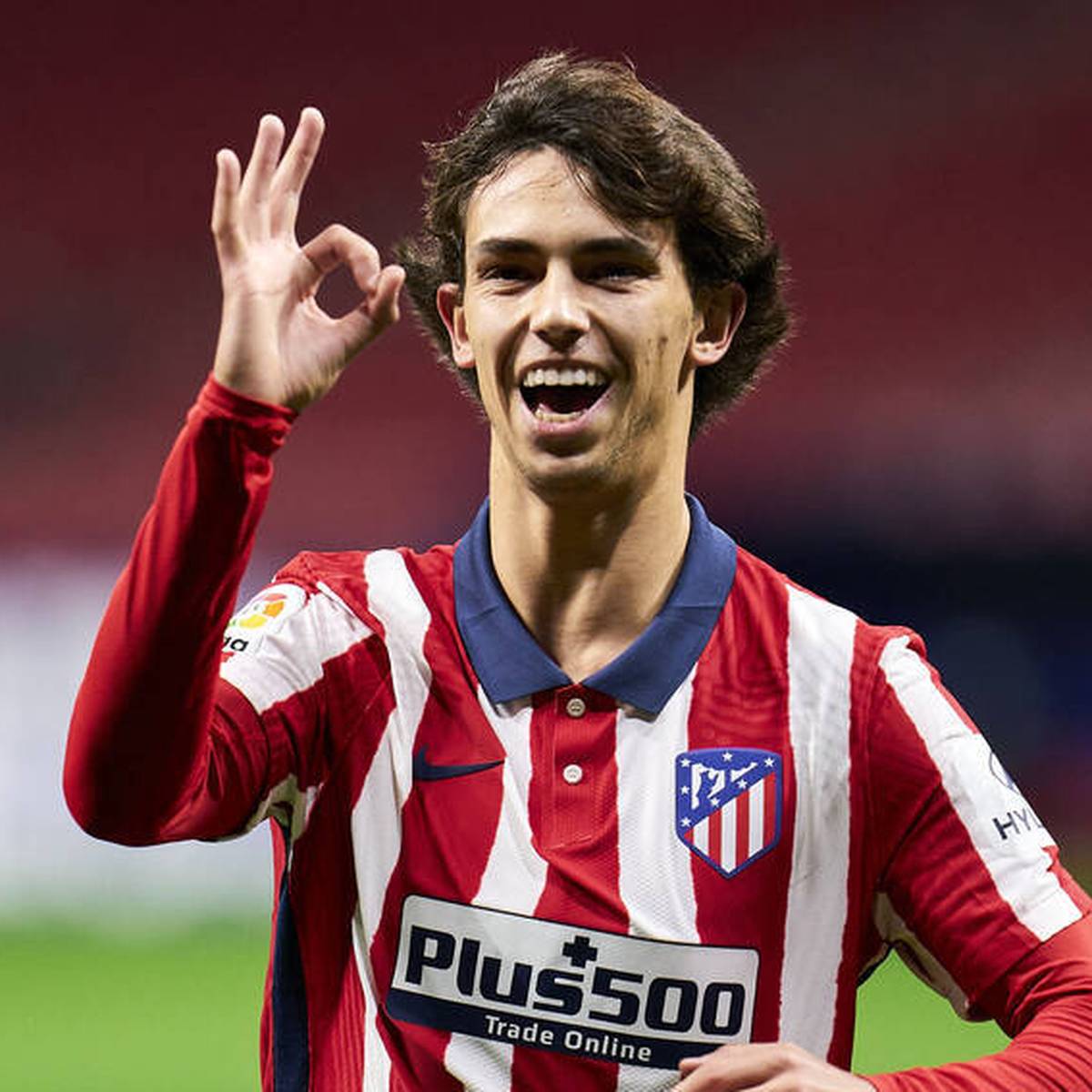 Atletico Madrid Joao Felix Bluht Neben Sturmpartner Luis Suarez Auf