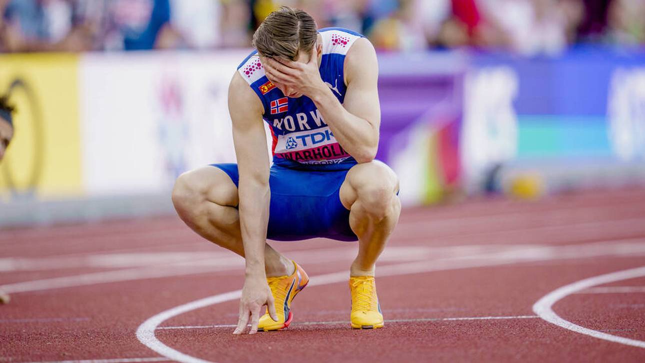 Superstar Warholm bricht ein