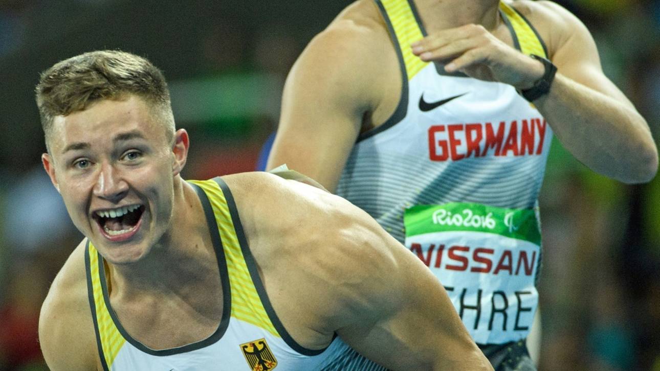 Para-Leichtathlet nach England