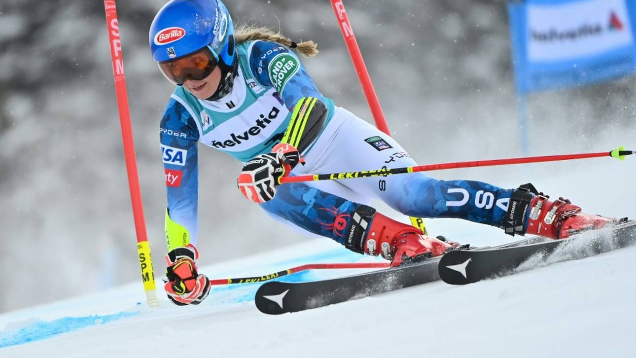 Weltcup-Finale: Shiffrin führt im Riesenslalom