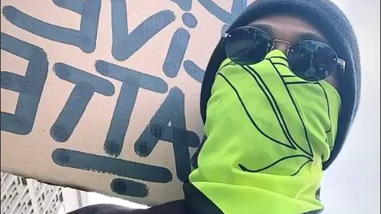 Lewis Hamilton war bei den Protesten in London dabei
