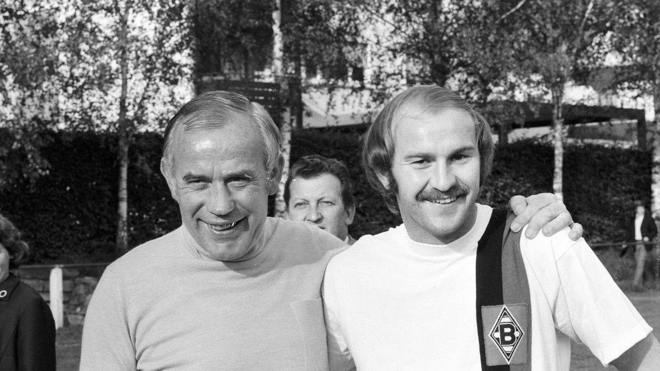 Hennes Weisweiler und Horst Köppel (r.)