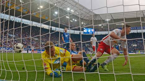 Marcel Sabitzer rettete RB Leipzigs durch sein Tor in der 90. Minute einen Punkt