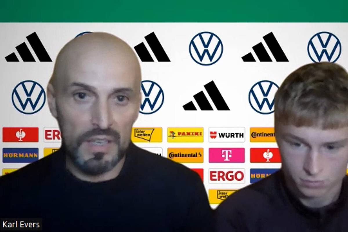 Karim Adeyemi ist in dieser Saison in der Formkrise. Bei der U21 soll er sich Spielpraxis und Selbstbewusstsein holen - beides gelang, wie U21-Bundestrainer Antonio Di Salvo nach dem Spiel in Bulgarien verrät.
