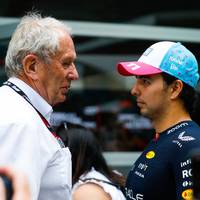 Das Schwächeln von Max Verstappens Teamkollege Sergio Pérez führt zu Spekulationen um seine Zukunft. Helmut Marko räumt damit bei SPORT1 auf - und erklärt, warum er den Mexikaner zuletzt härter angegangen war.