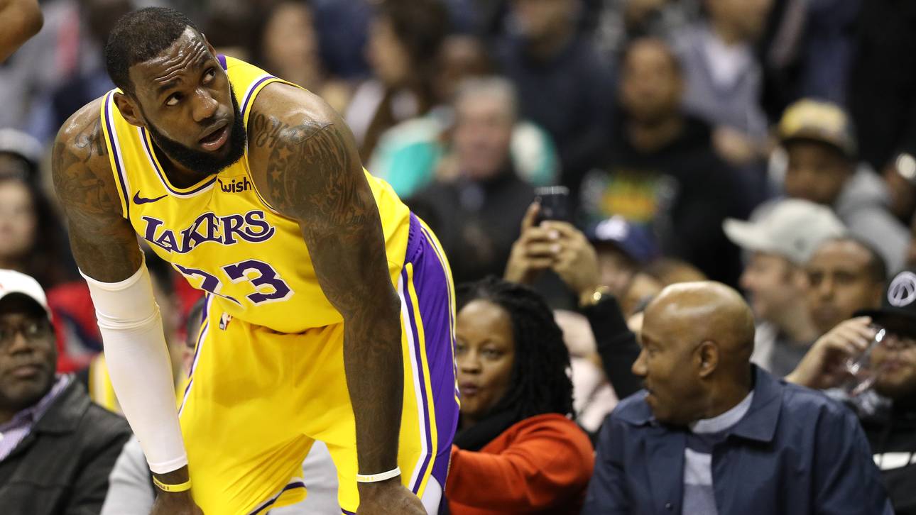 LeBron enttäuscht bei Lakers-Pleite