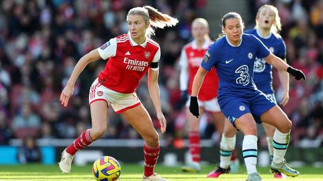 Das London-Derby der Women's Super League zwischen Arsenal und Chelsea endete 1:1