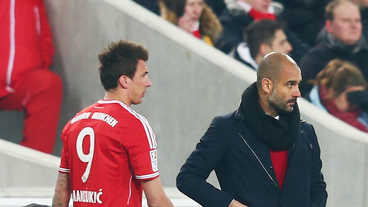 Mandzukic Guardiola Bayern