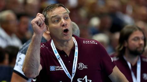 Kiel-Trainer Alfred Gislason verliert mit seinem Team weiter an Boden