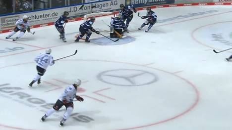 Die Highlights der Eishockey-Partie Iserlohn Roosters - Adler Mannheim aus der DEL im Video.