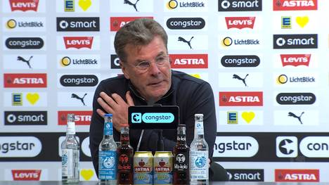 Dieter Hecking und der VfL Wolfsburg retten sich in die Relegation. Seinen Wunschgegner und seine Herangehensweise offenbart der Wölfe-Coach auf der Pressekonferenz. 