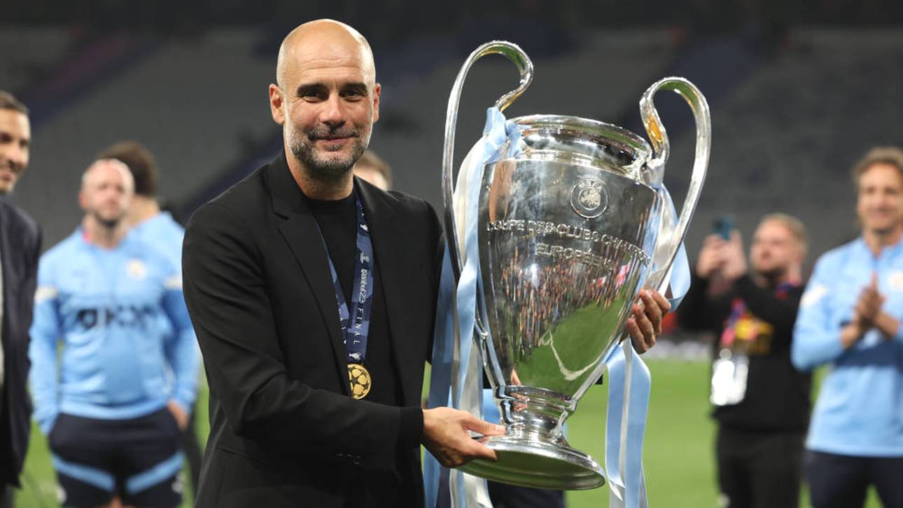 Besonderer Glückwunsch an Guardiola