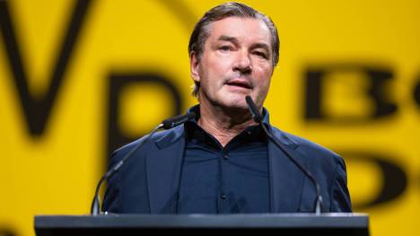 Michael Zorc am Montag in  Dortmund