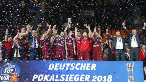 Bayern München gewann 2018 den deutschen Basketball-Pokal