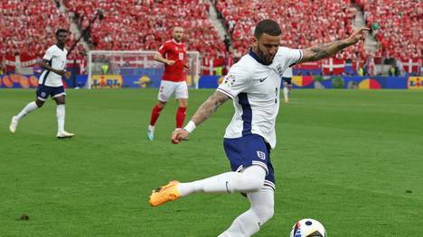 Nach diesem Ausrutscher wechselte Kyle Walker die Schuhe