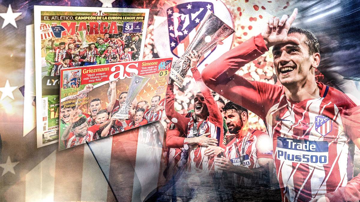 Nach dem 3:0-Sieg von Atletico Madrid gegen Olympique Marseille im Finale der UEFA Europa League verneigt sich die Welt vor Antoine Griezmann