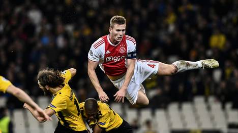 Matthijs de Ligt (r.) von Ajax Amsterdam gehört zu den besten Innenverteidiger-Talenten Europas