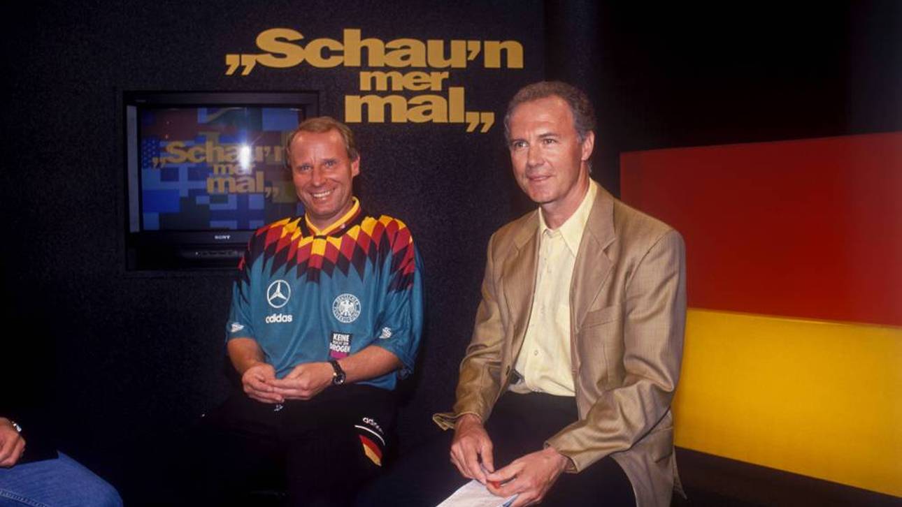 Franz Beckenbauer hatte Nachfolger Berti Vogts als TV-Experte stets im Auge