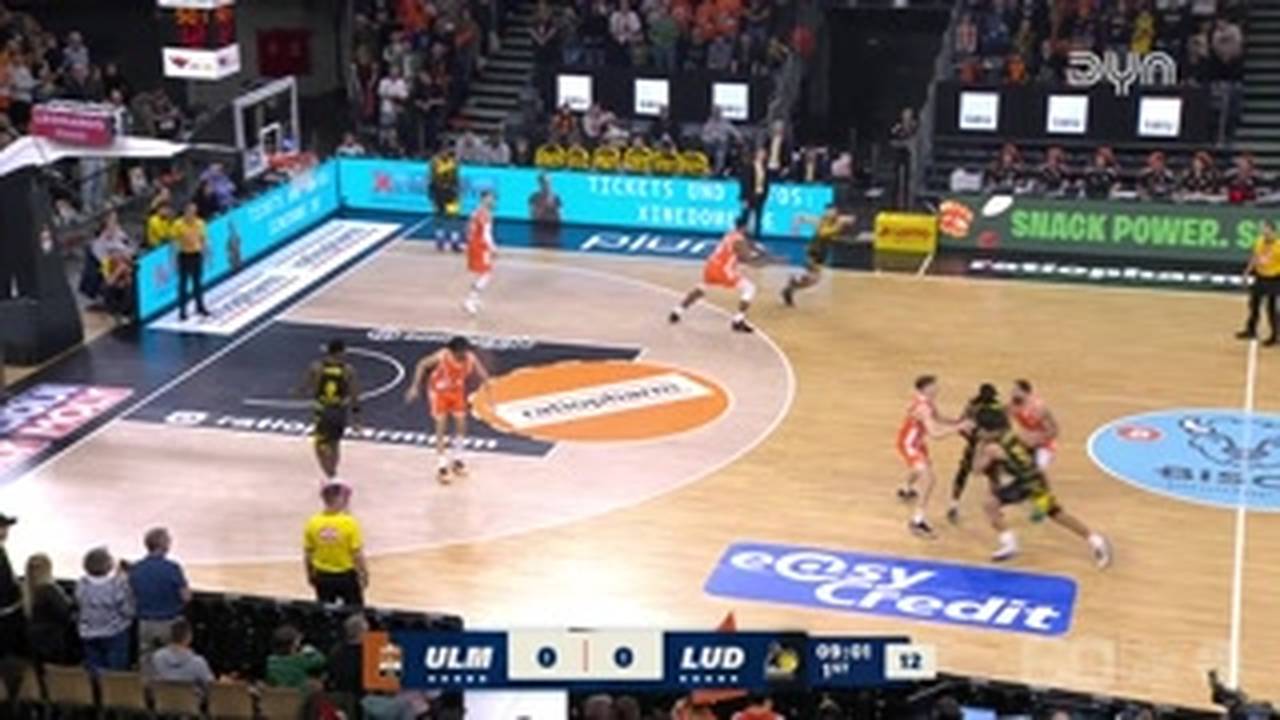 ratiopharm ulm - MHP RIESEN Ludwigsburg | BBL-Highlights im Video