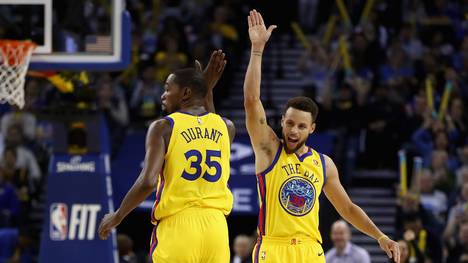 Warriors-Star Stephen Curry zeigte gegen die Boston Celtics eine Galavorstellung