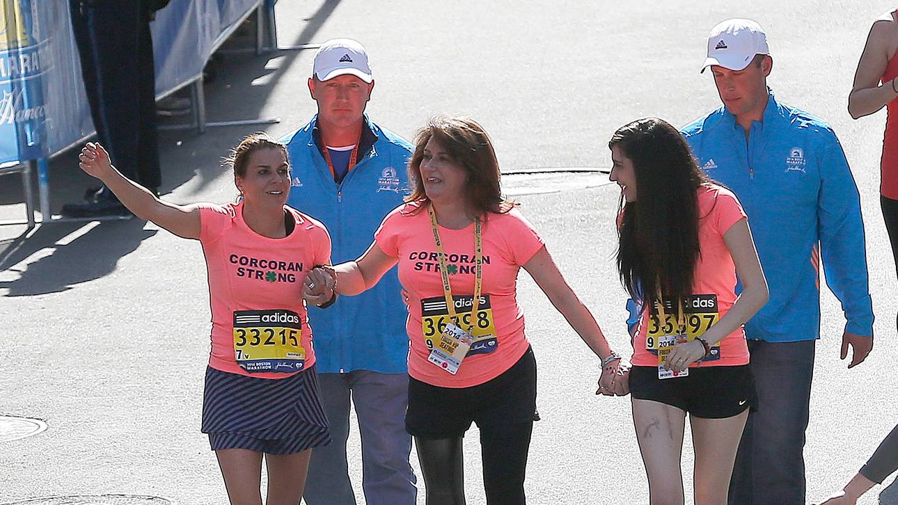 Anschlagsopfer laufen Boston-Marathon