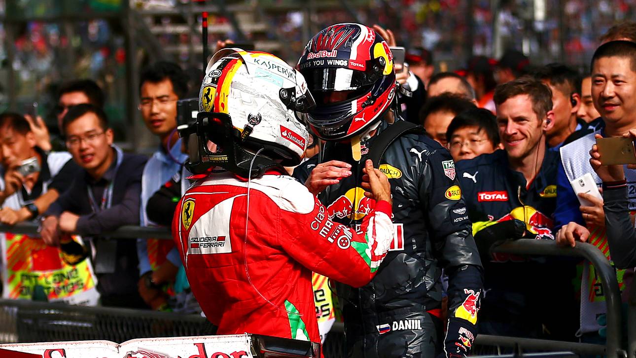 Sebastian Vettel und Daniil Kwjat waren 2016 nicht die besten Freunde