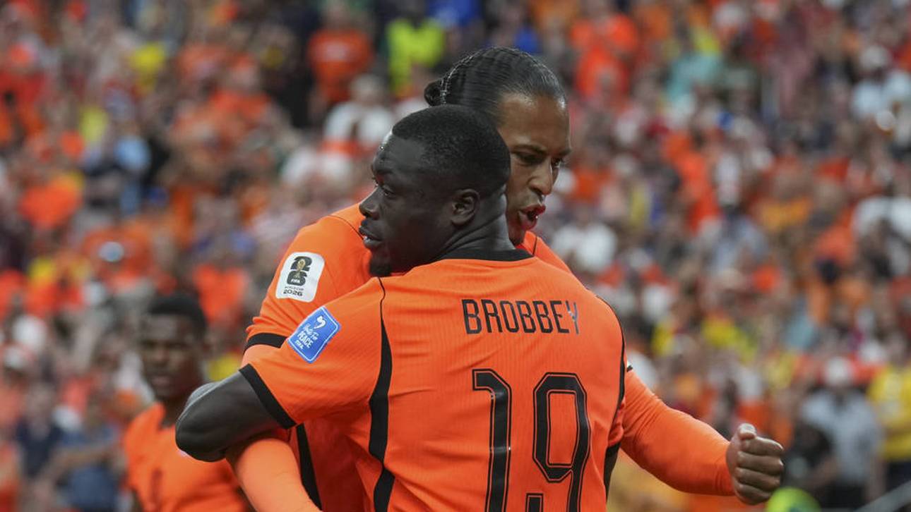 Brian Brobbey glänzt bei dieser WM für die Niederlande