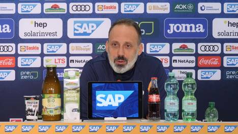 Auf der Pressekonferenz vor dem Spiel der TSG Hoffenheim erzählt der Trainer Pellegrino Matarazzo, wie er den Torjäger der Bayern Harry Kane stoppen möchte. 