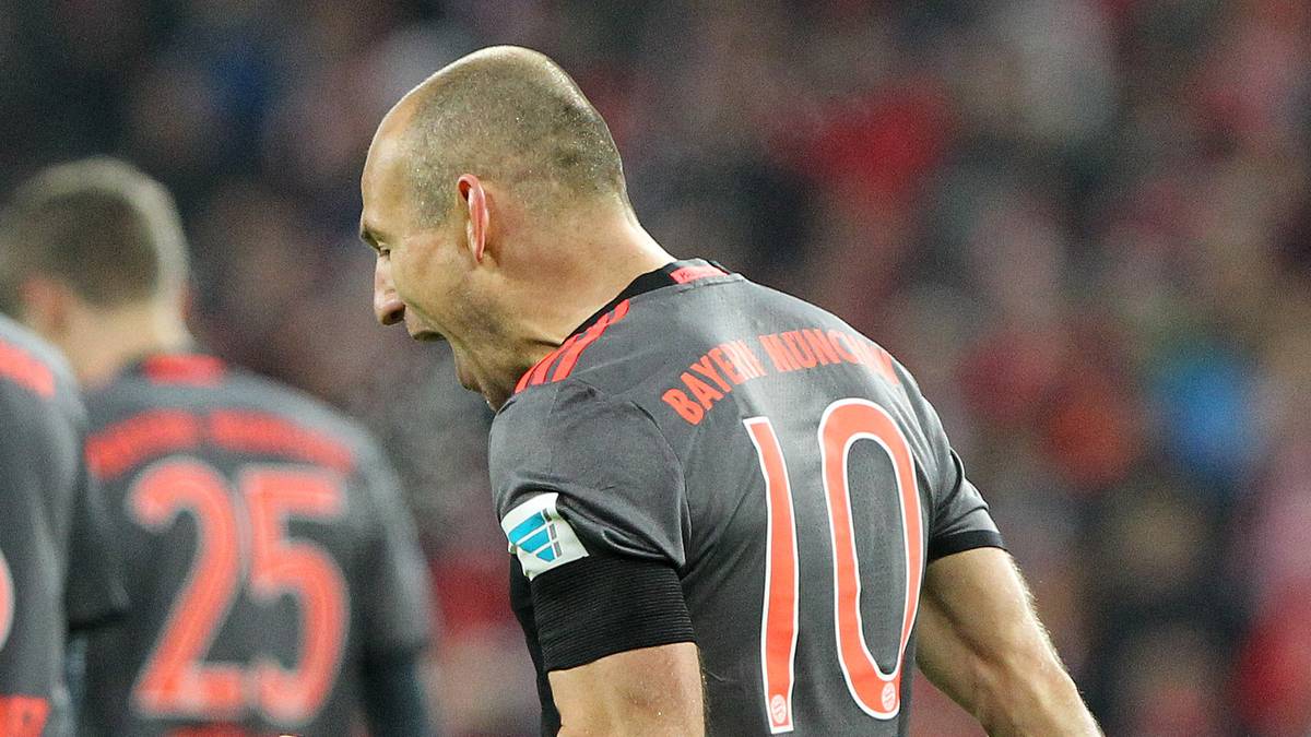 PLATZ  8: Arjen Robben (FC Bayern) - 13 Tore
