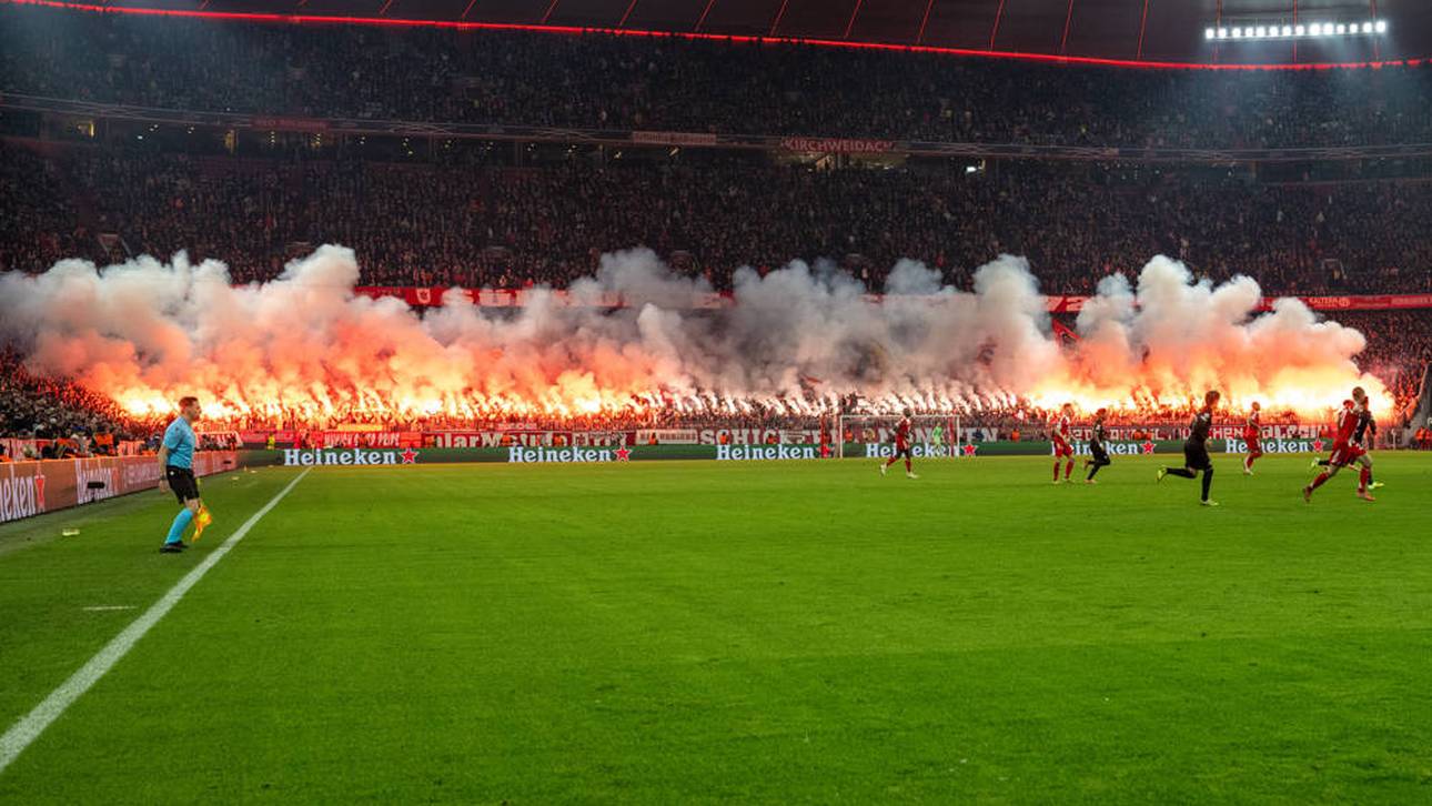 Die Südkurve demonstriert ihre Macht