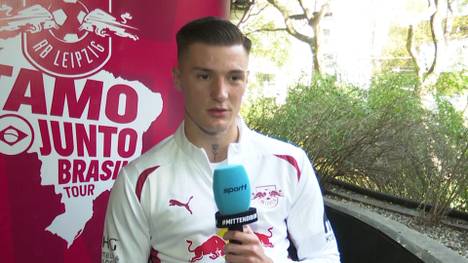 Benjamin Sesko ist auf dem Transfermarkt heiß begehrt. Im exklusiven Interview spricht der Stürmer-Star unter anderem über seine Zukunft.