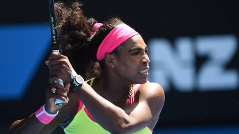 Serena Williams setzte sich gegen gegen Garbine Muguruza durch
