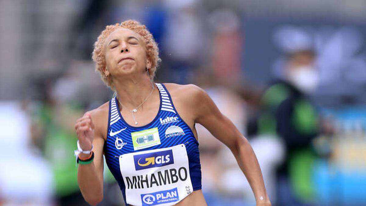 Malaika Mihambo bei der DM in Braunschweig