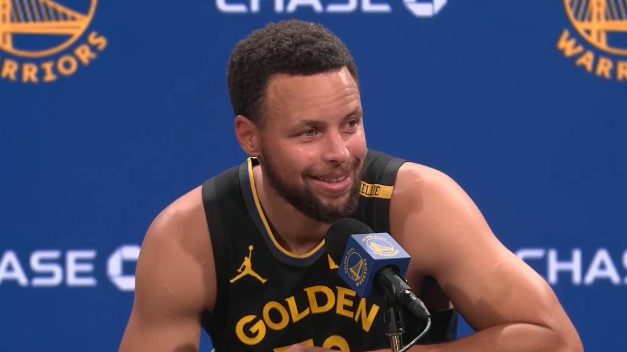 So reagiert Curry auf seinen Ankle Breaker gegen Doncic