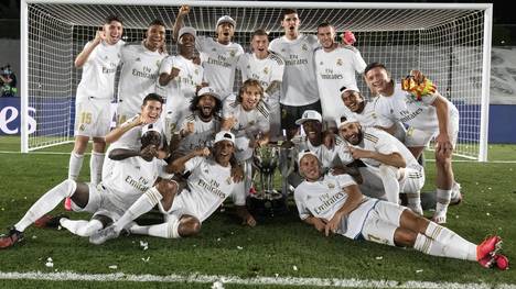 Real Madrid feiert die spanische Meisterschaft
