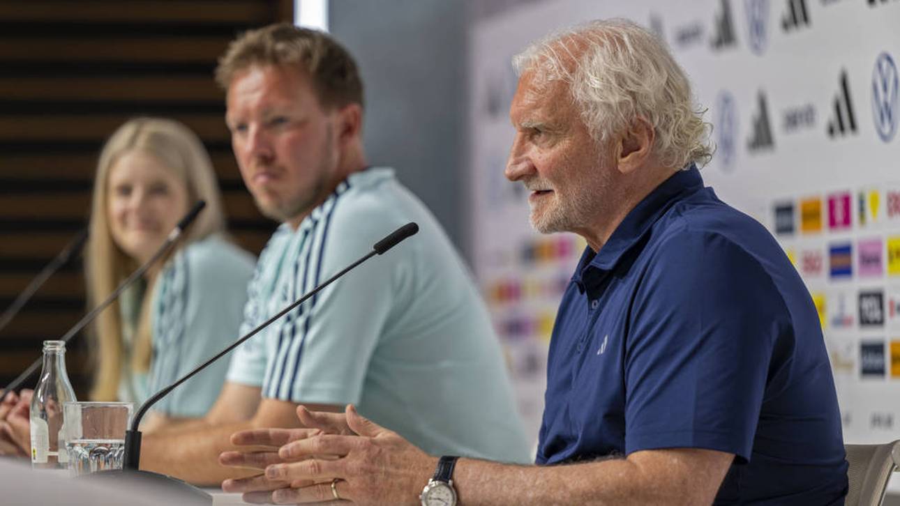 Sportdirektor Rudi Völler hob die Erfahrung von Julian Nagelsmann hervor