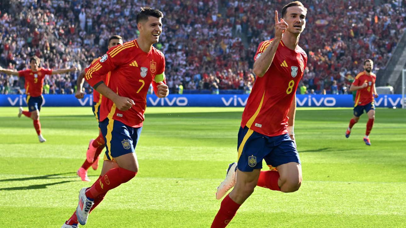 Spanien deklassiert Kroatien