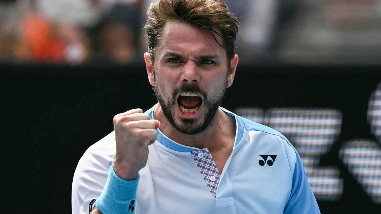 Wawrinka siegt auf seiner Abschiedstour