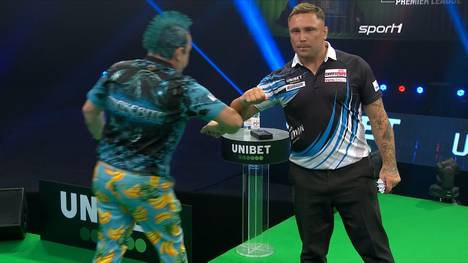 Die Neuauflage des WM-Halbfinals: Peter Wright und Gerwyn Price werfen sich Highfinishes um die Ohren - behandeln sich aber mit Respekt!